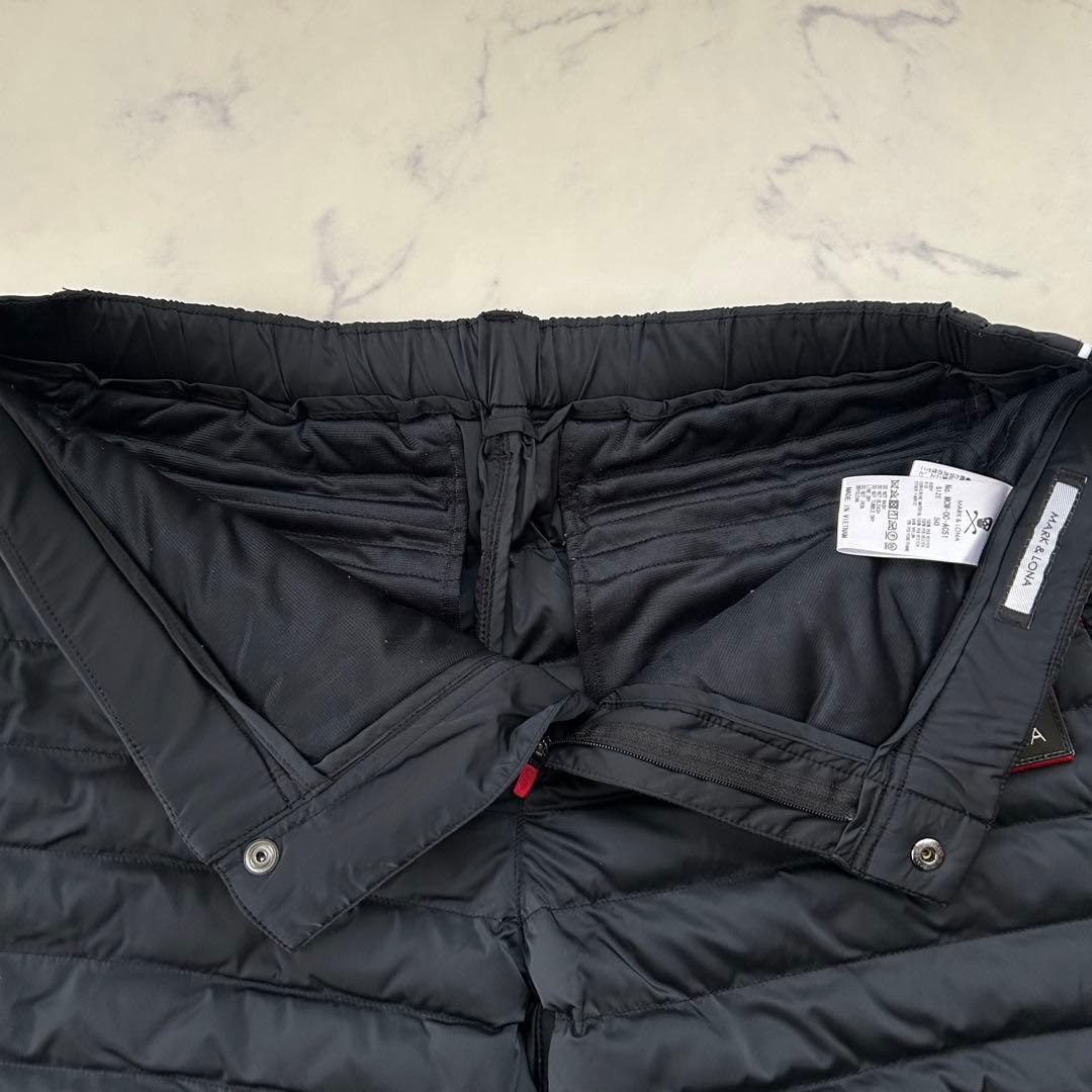 マークアンドロナ 近年モデル ダウン パンツ ハイブリッド ゴルフ フリース