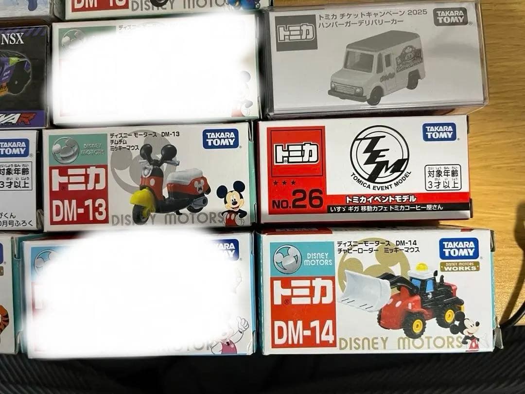 トミカ　ディズニー　エヴァ　非売品　イベント限定　雑誌付録限定　12個