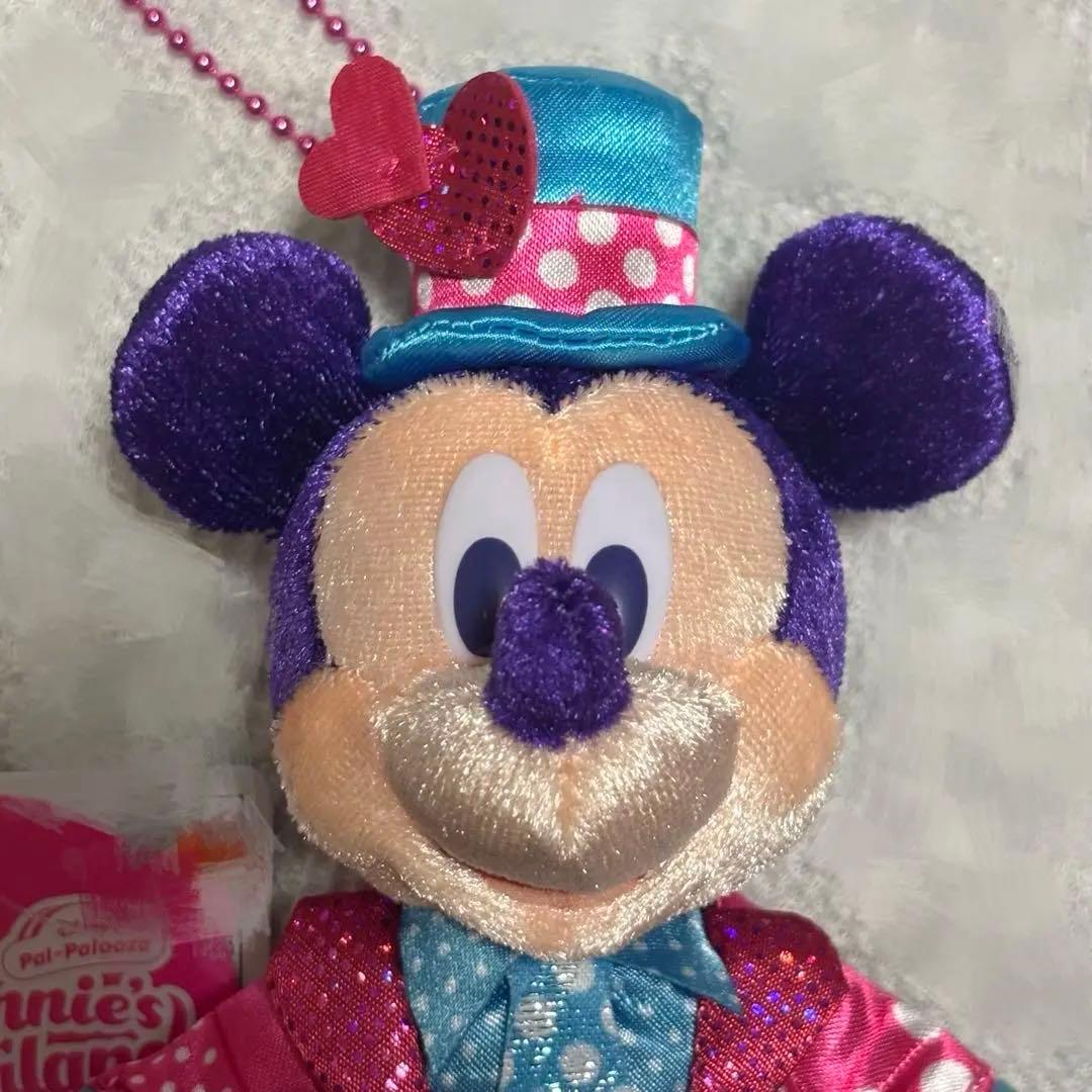 ぬいぐるみバッジ　ミッキー　ミニー　ディズニーパルパルーザ　ファンダーランド