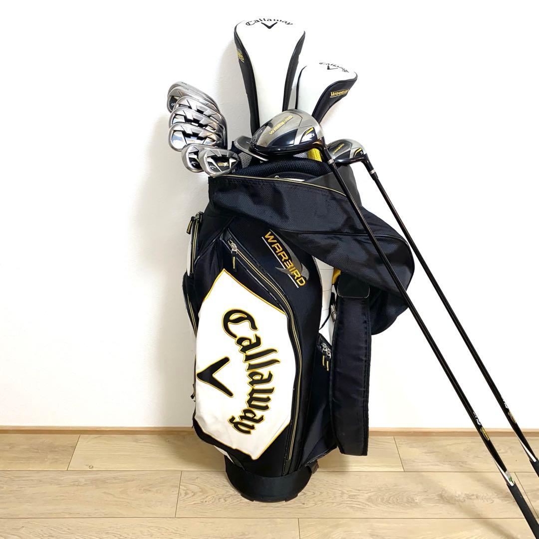 お得☆キャロウェイ メンズ用ゴルフクラブ フルセット☆初心者 キャディバッグ付S