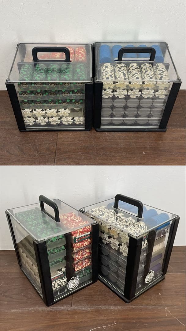 EKK13 カジノチップ 大量 MGM ポーカーチップ 100 50 10 ドル