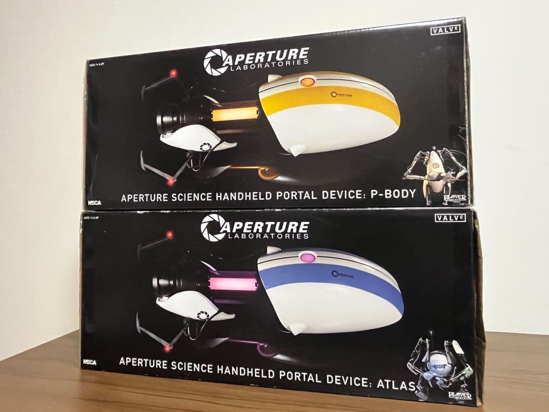 NECA portal gun 1/1 ポータルガン レプリカ 2台セット