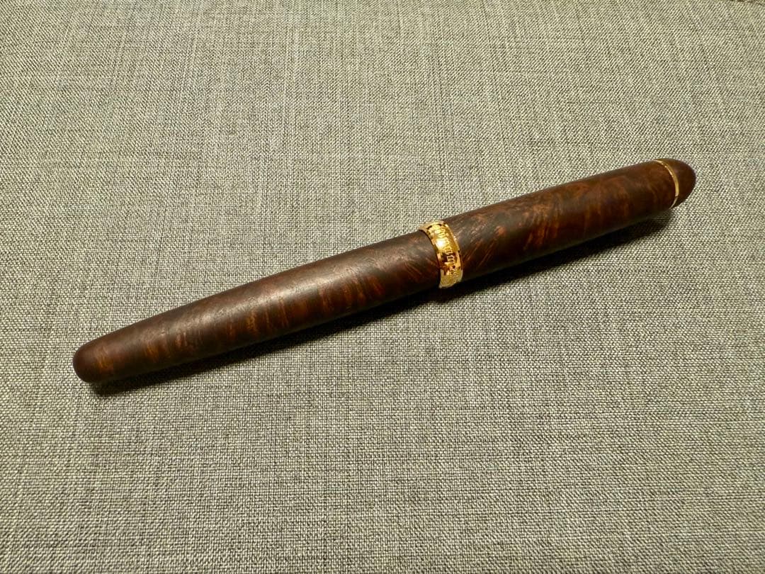 アカブライヤー 万年筆 センチュリー3776 プラチナ万年筆 B（太字）