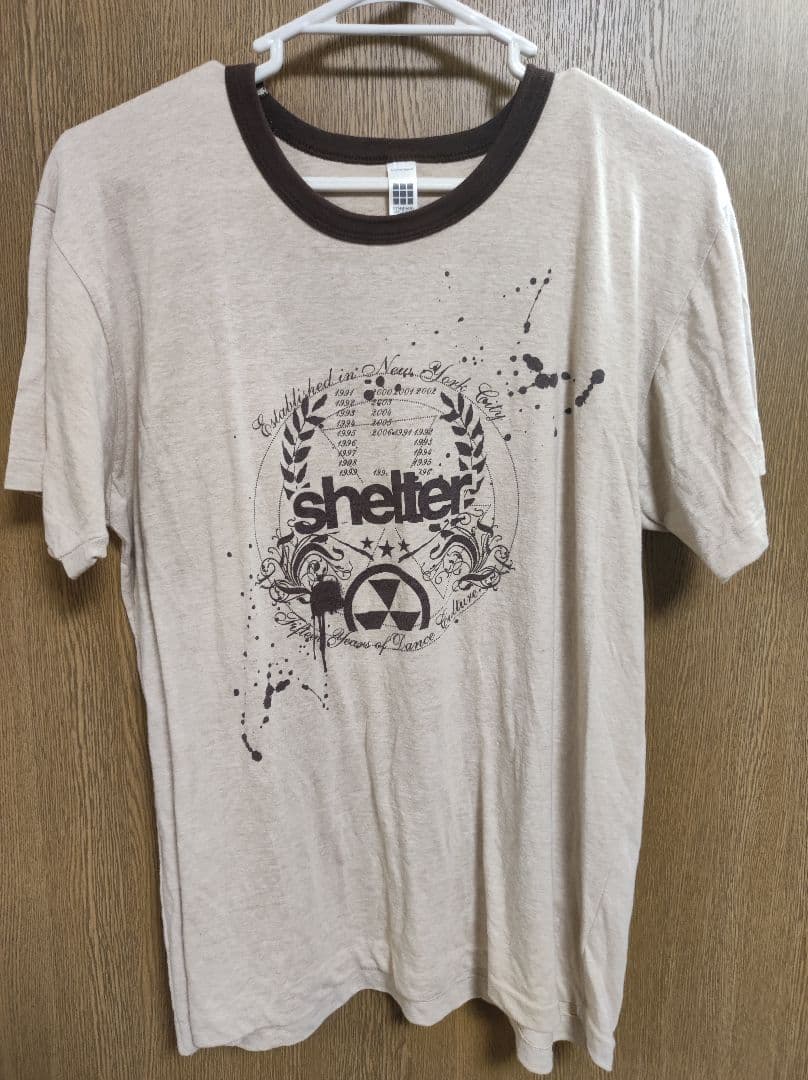 club shelter nyc 15周年記念オリジナルTシャツ