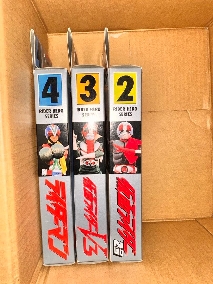 1991年製 ライダーヒーローシリーズ 2 3 4仮面ライダーV3 ライダーマン