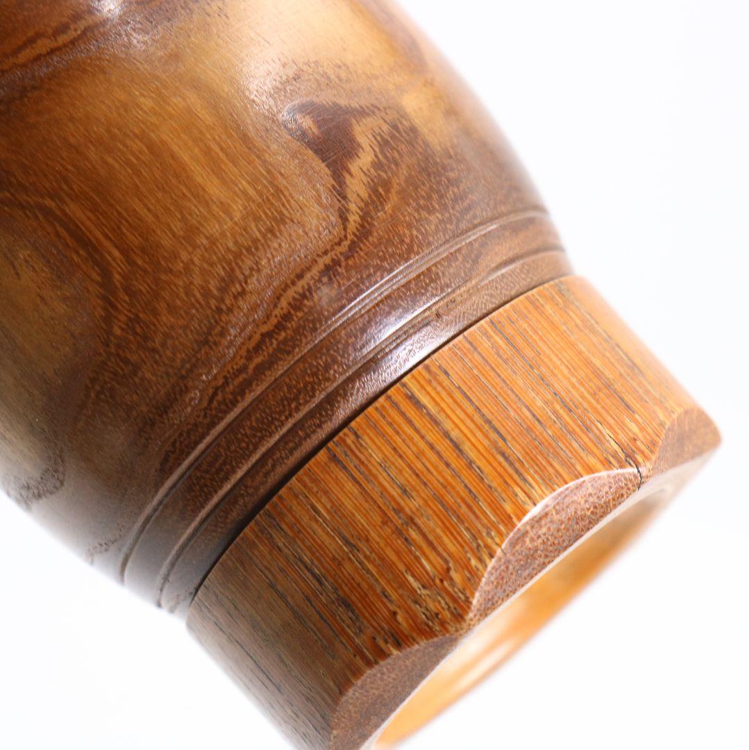 桑 柳子莨壷 喫煙具 煙草入 茶道具　V895　N8