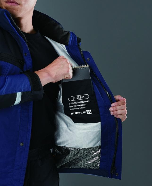 バートル　7610　防水防寒ジャケット　大型フード付　Lサイズ