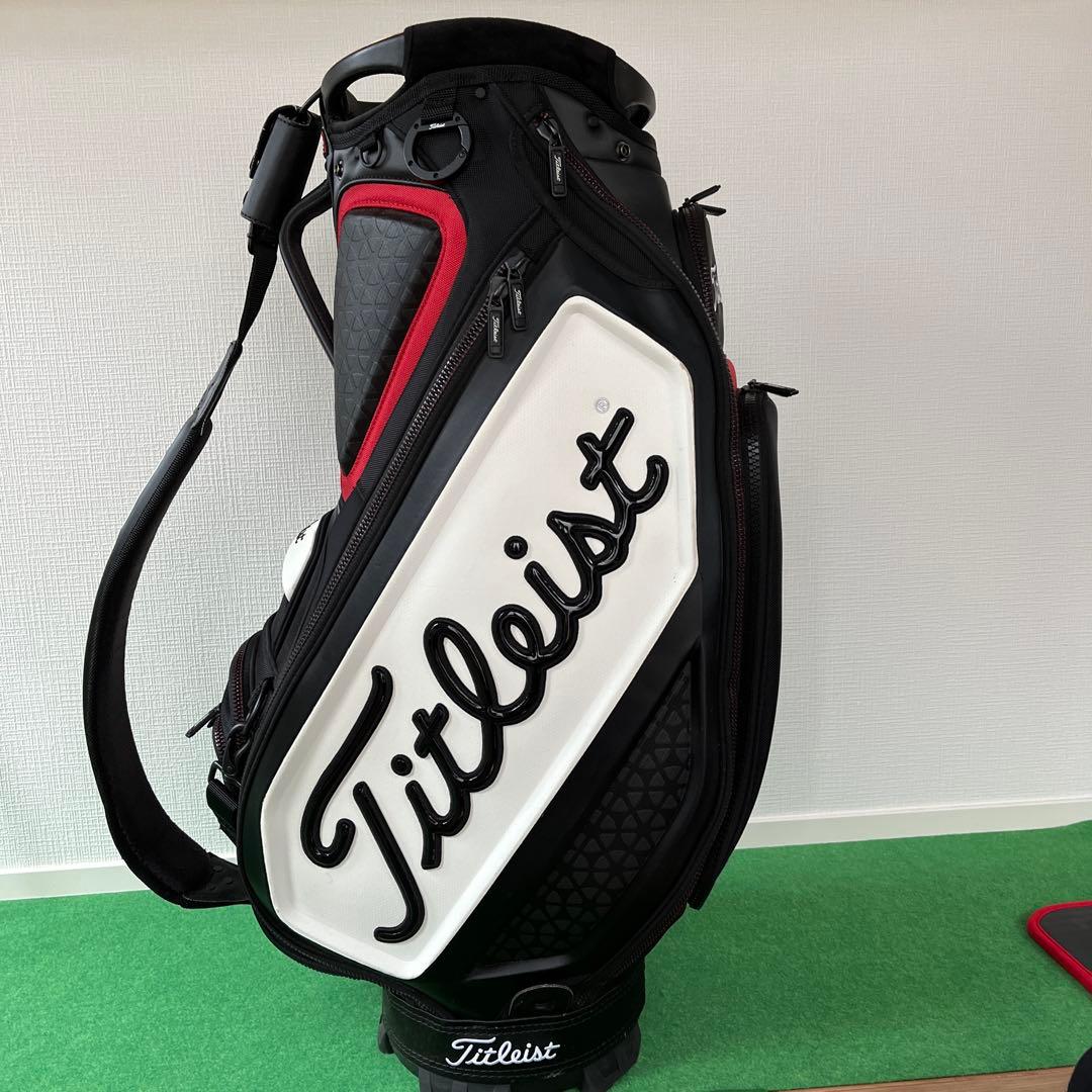 ⭐︎いと☆Titleist キャディバッグ 黒/白/赤