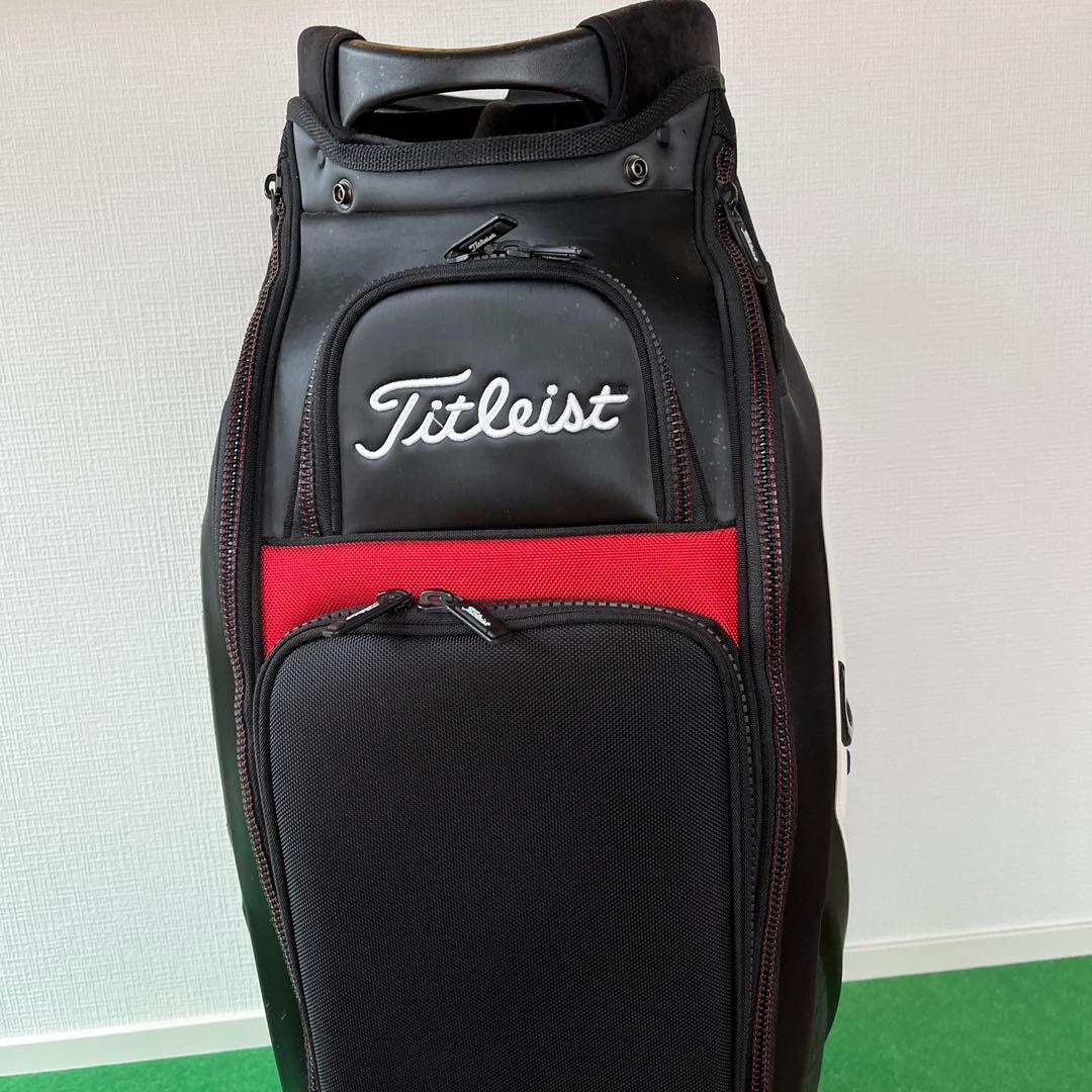 ⭐︎いと☆Titleist キャディバッグ 黒/白/赤