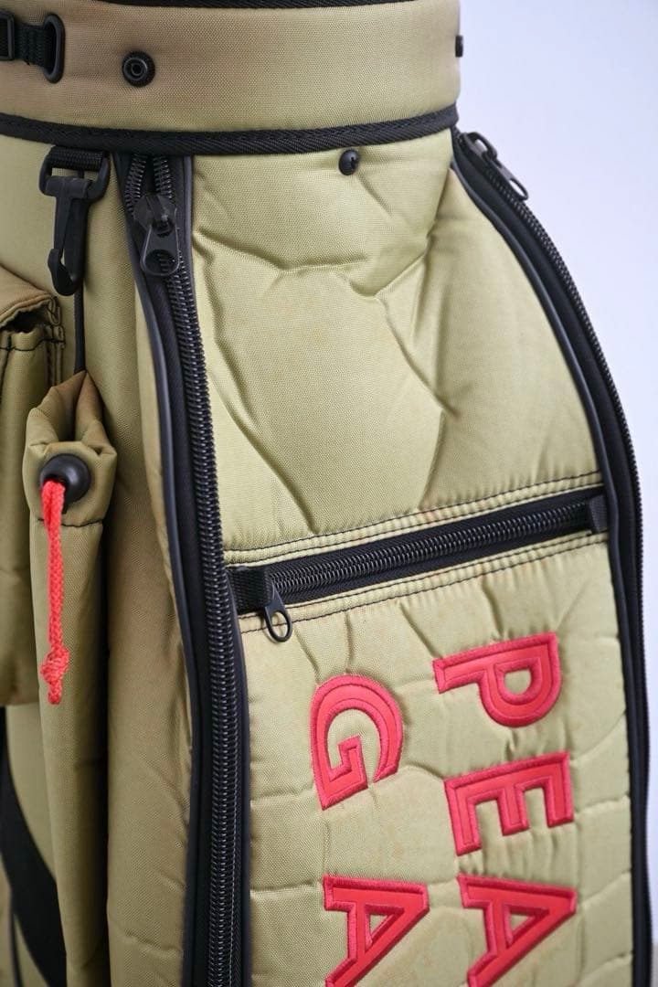 ‼️廃盤‼️パーリーゲイツ キャディバッグ ナイロン カーキ ‼️ヴィンテージ‼️