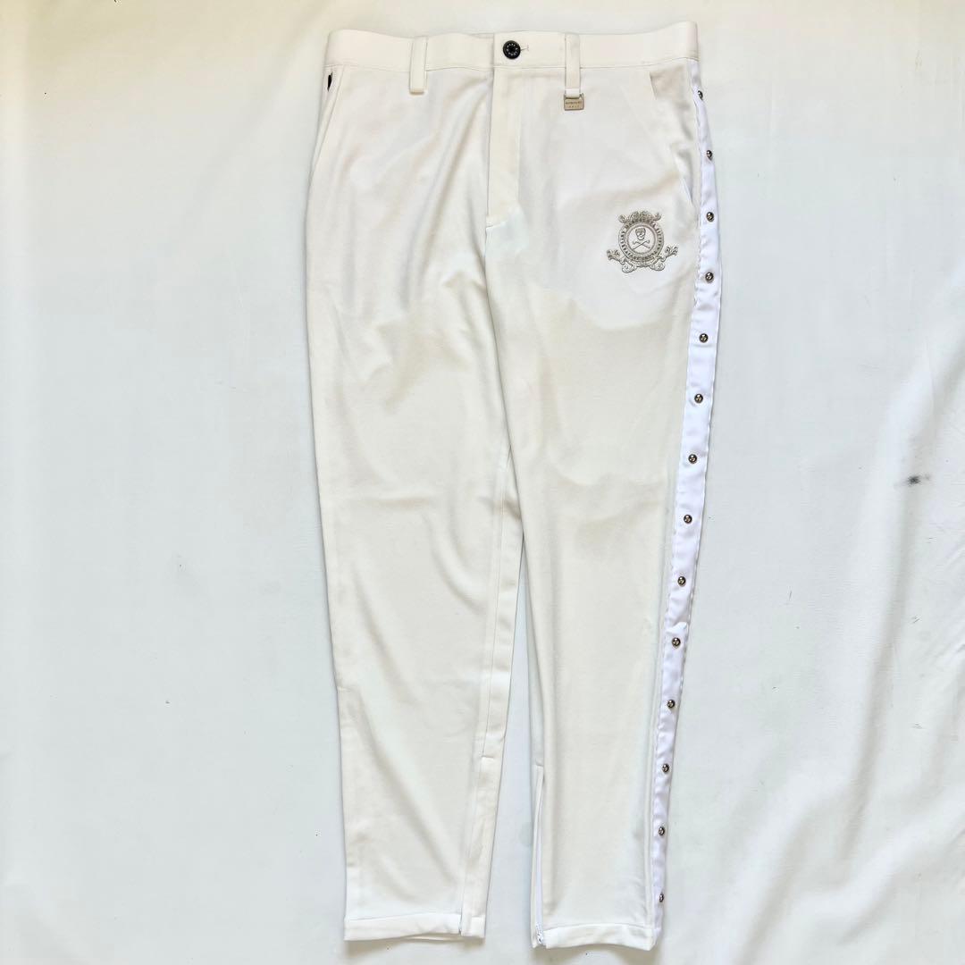 MARK&LONA マークアンドロナ　セットアップ　ベスト　パンツ　スタッズ　白