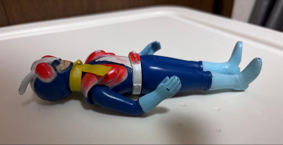 ライダーマン　当時物ミニソフビ