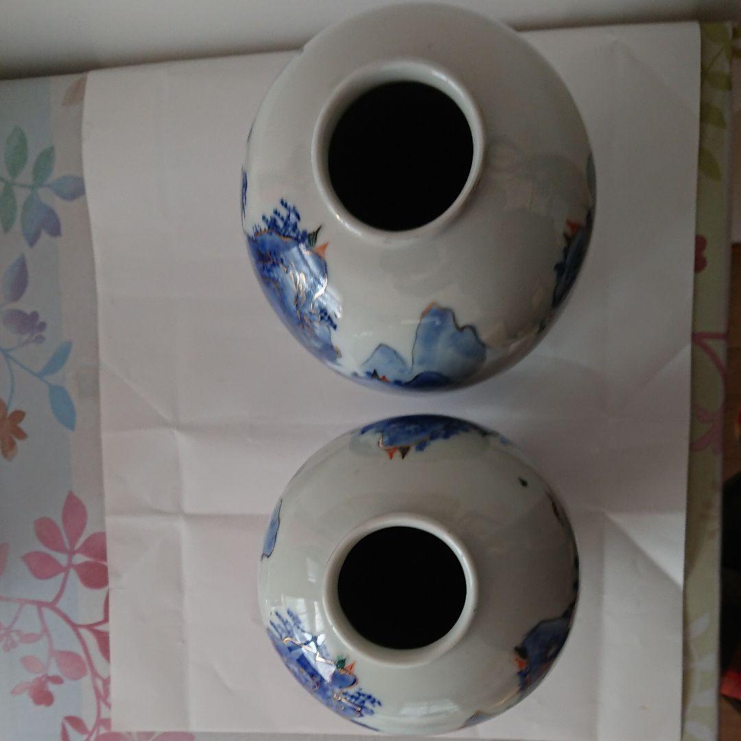 吉祥★古～い！ペア花瓶？(２個一対)