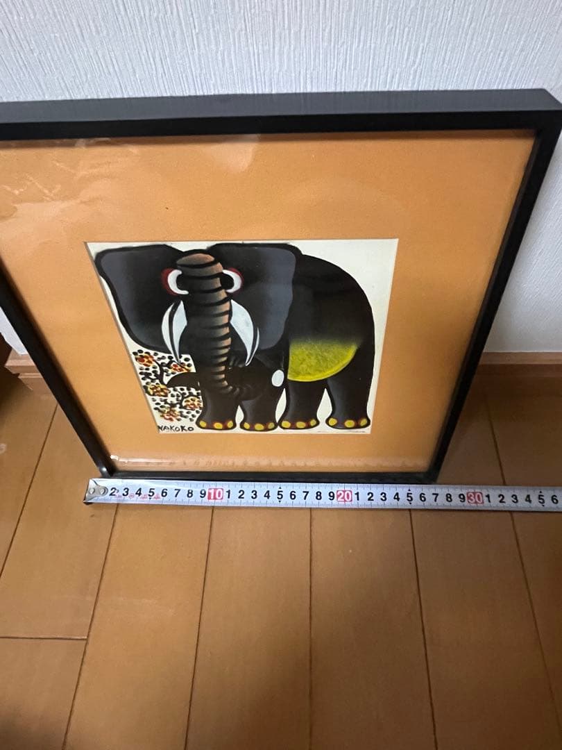 nakoko 絵画　ゾウ