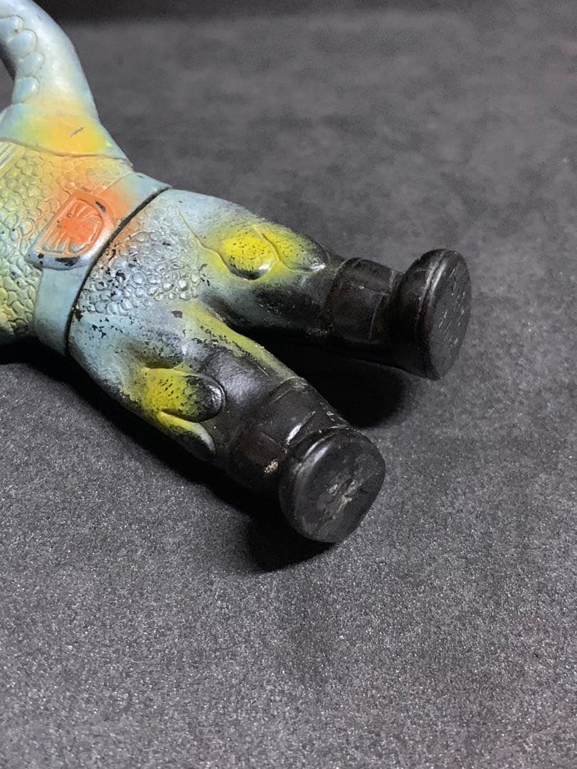 レア　仮面ライダーV3 ノコギリトカゲ　ソフビ　ポピー　当時物　ビンテージ