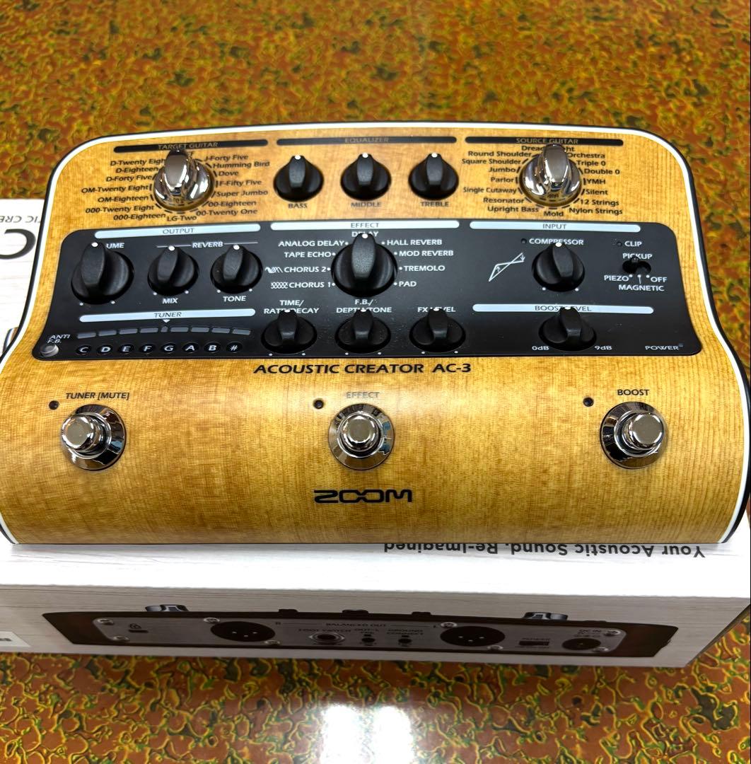 ZOOM AC-3 アコースティックエフェクター