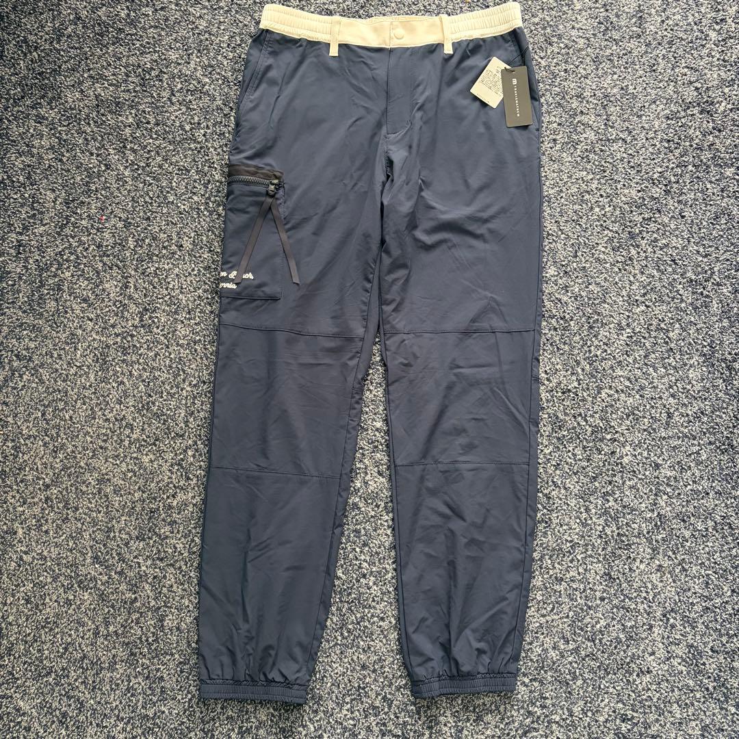 【未使用・タグ付】トラヴィスマシュー　ストレッチ　ジョガーパンツ　ネイビー　M