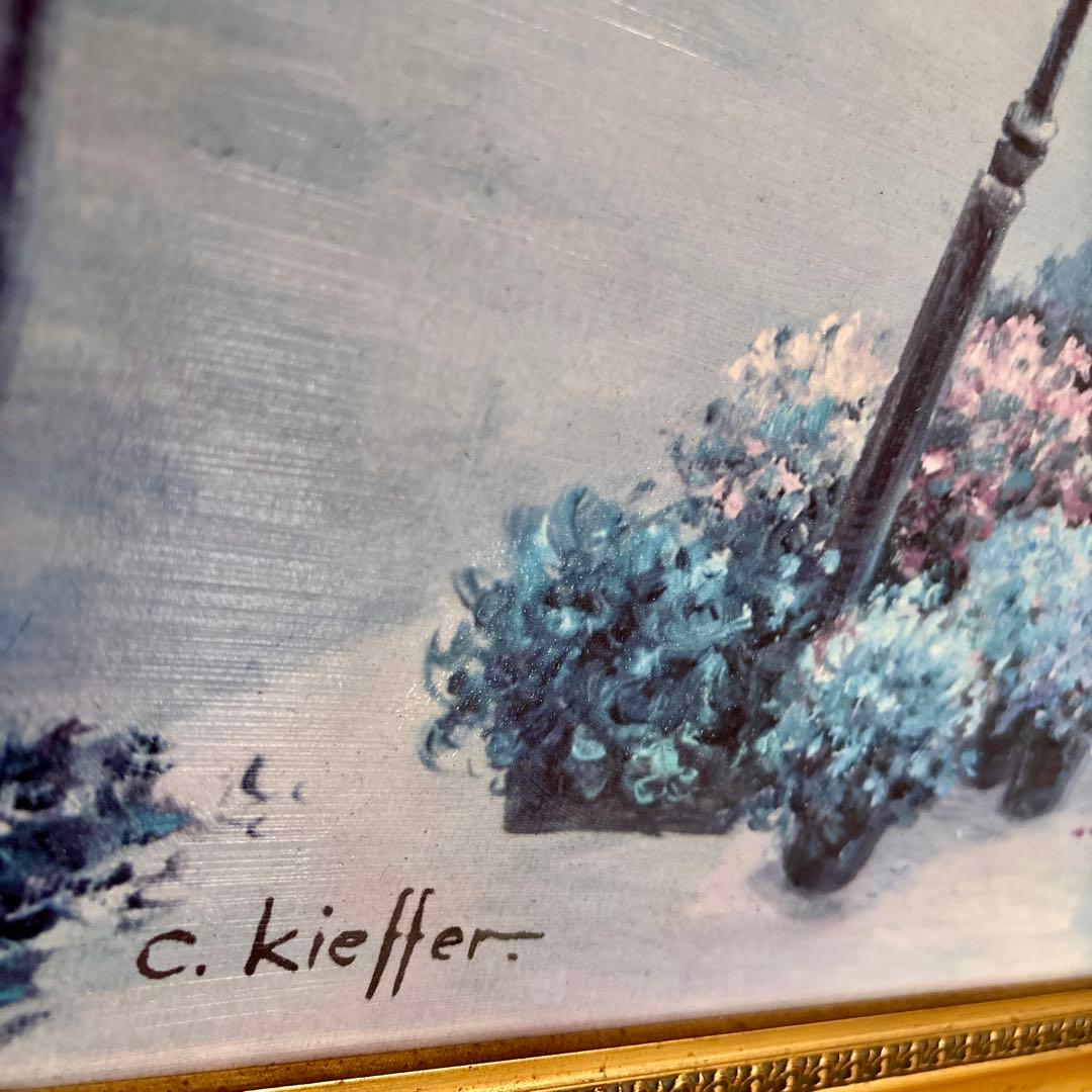 イタリアDemain 絵画 c.kieffer \"AN EVENING OUT\"