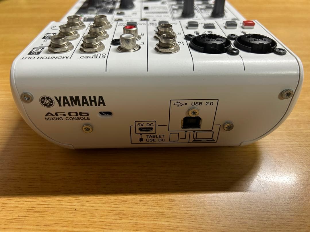 【ケーブル付き】YAMAHA AG06 ウェブキャスティングミキサー (ヤマハ)