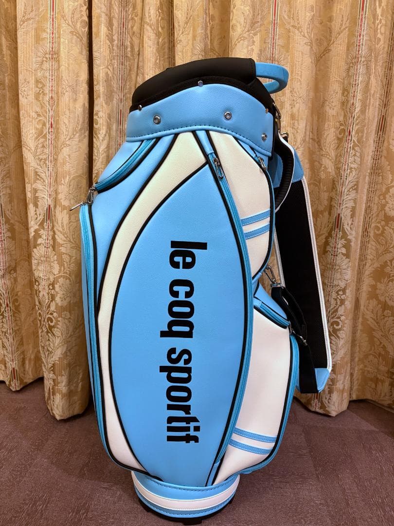 値下げ　ルコックスポルティフ　キャディバッグ ブルー