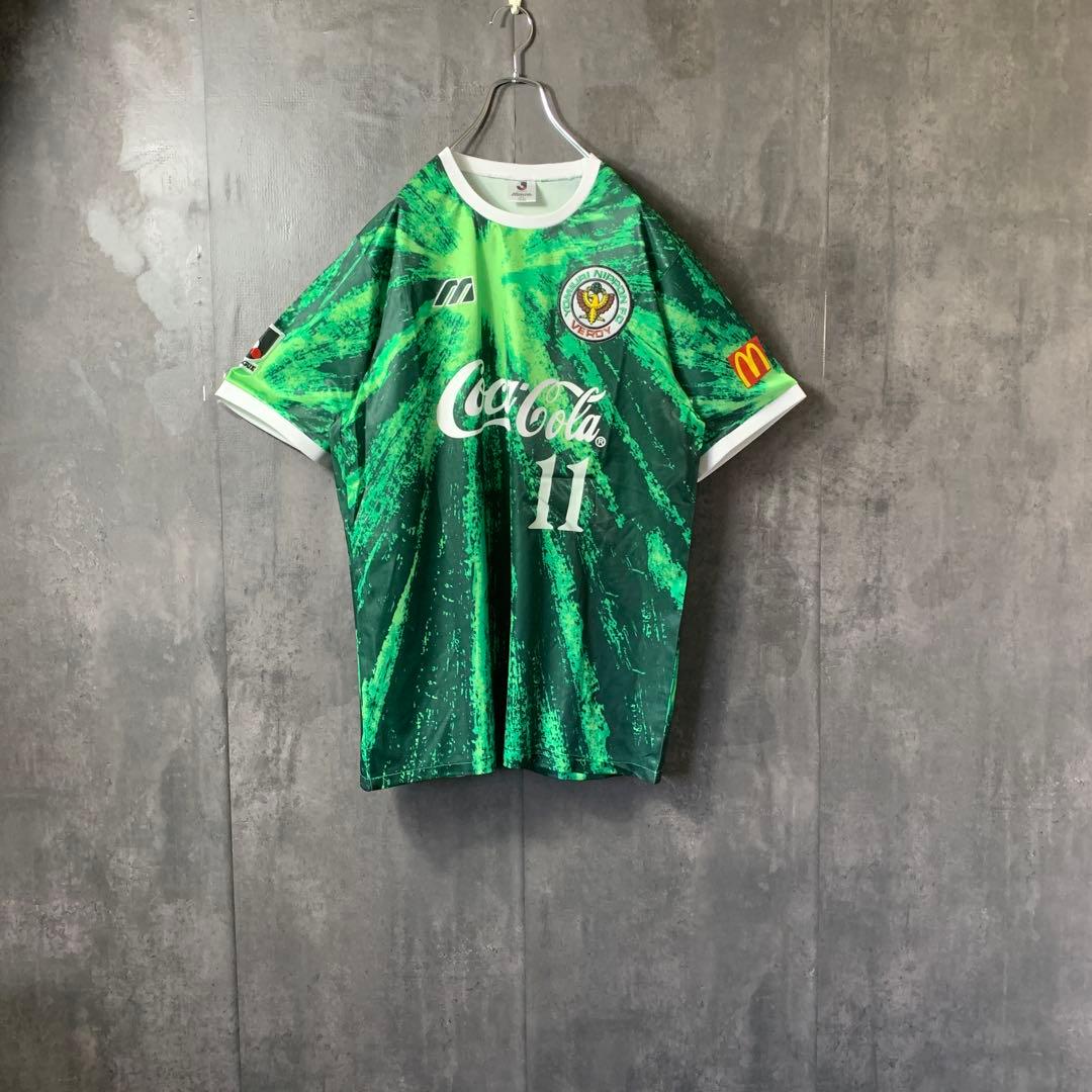 【★三浦カズ】 古着 ヴェルディ 94 ユニフォーム L 希少 vintage