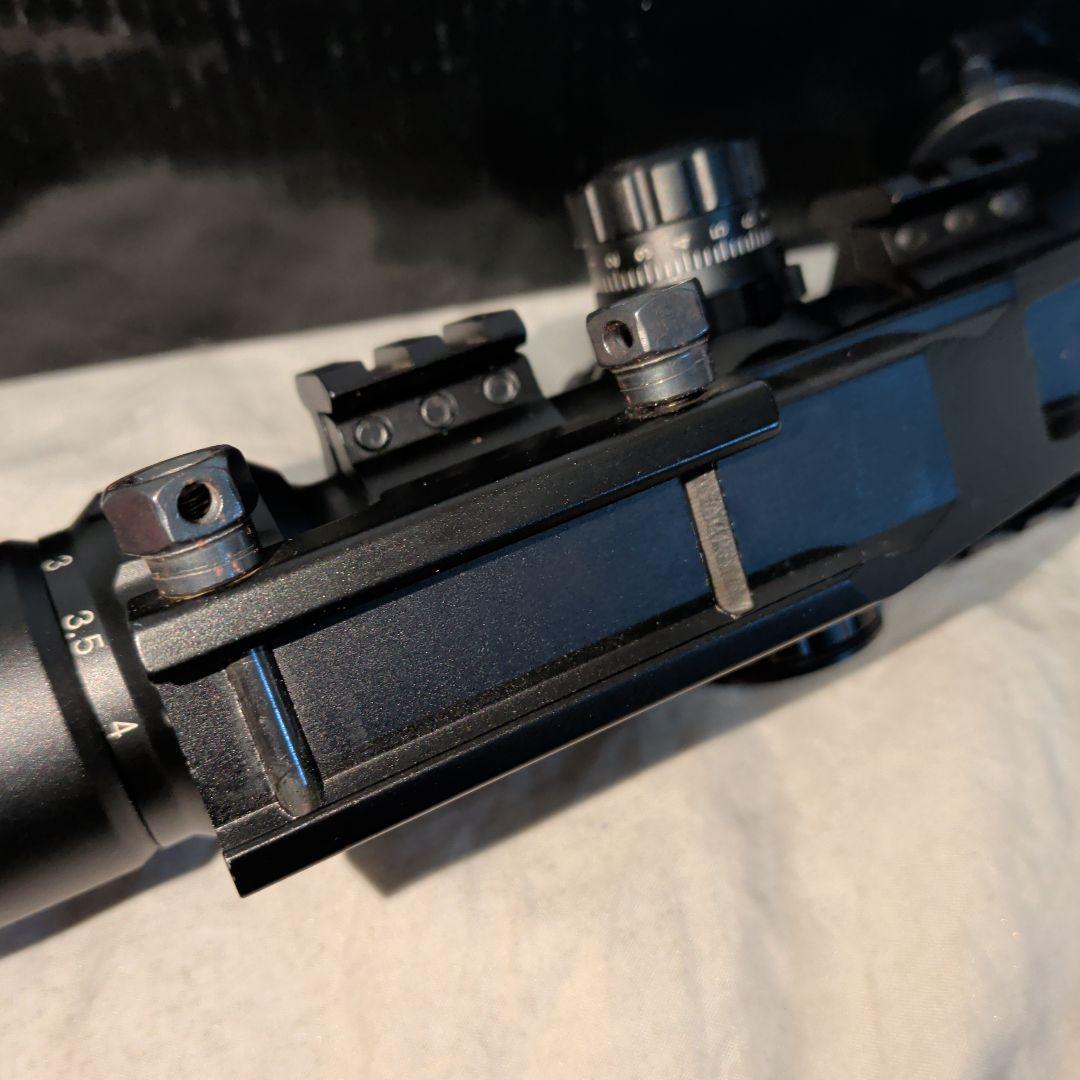 3色イルミネーテッド ライフルスコープ マウント付 1.5-4x30