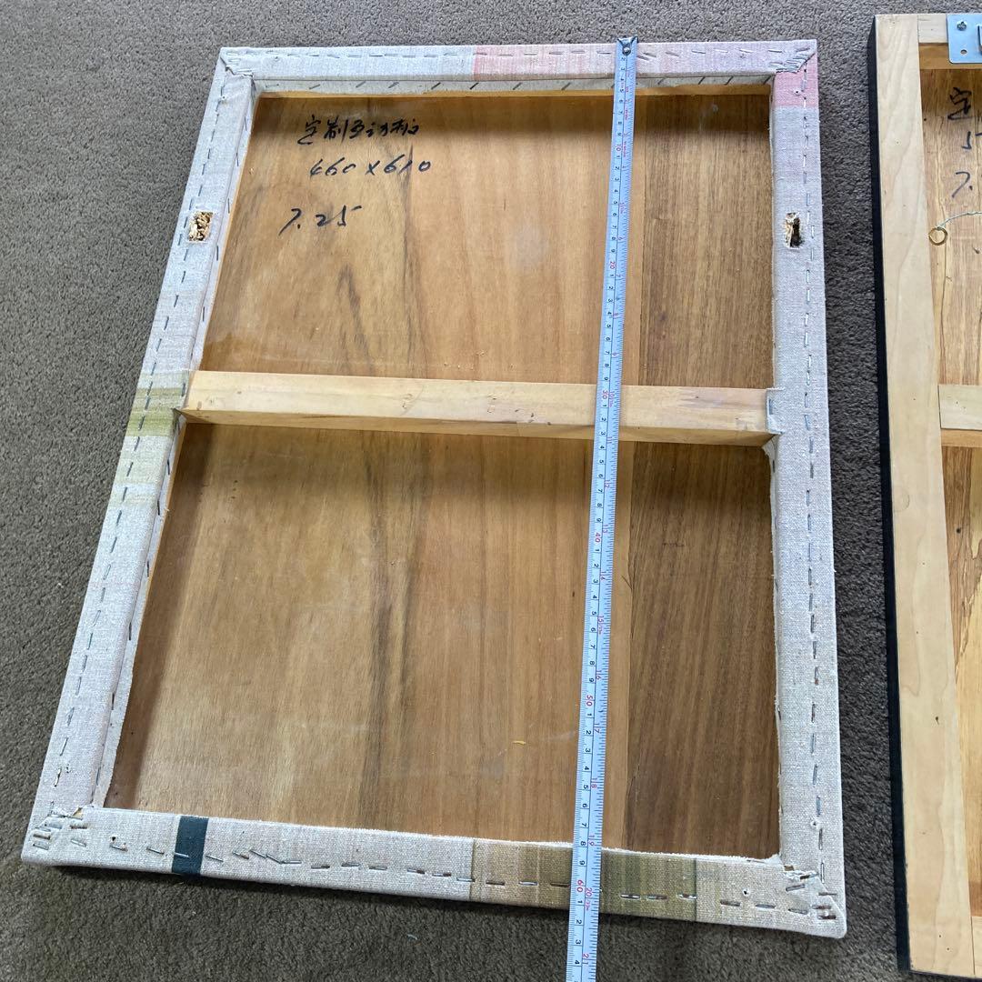 珍品 スターバックス 店舗展示品 カプチーノ パネル2点 喫茶店 看板 収集品