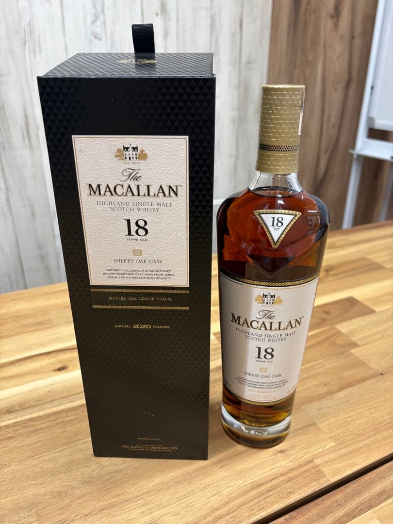 The Macallan 18年 シェリーオーク 700ml 2020年