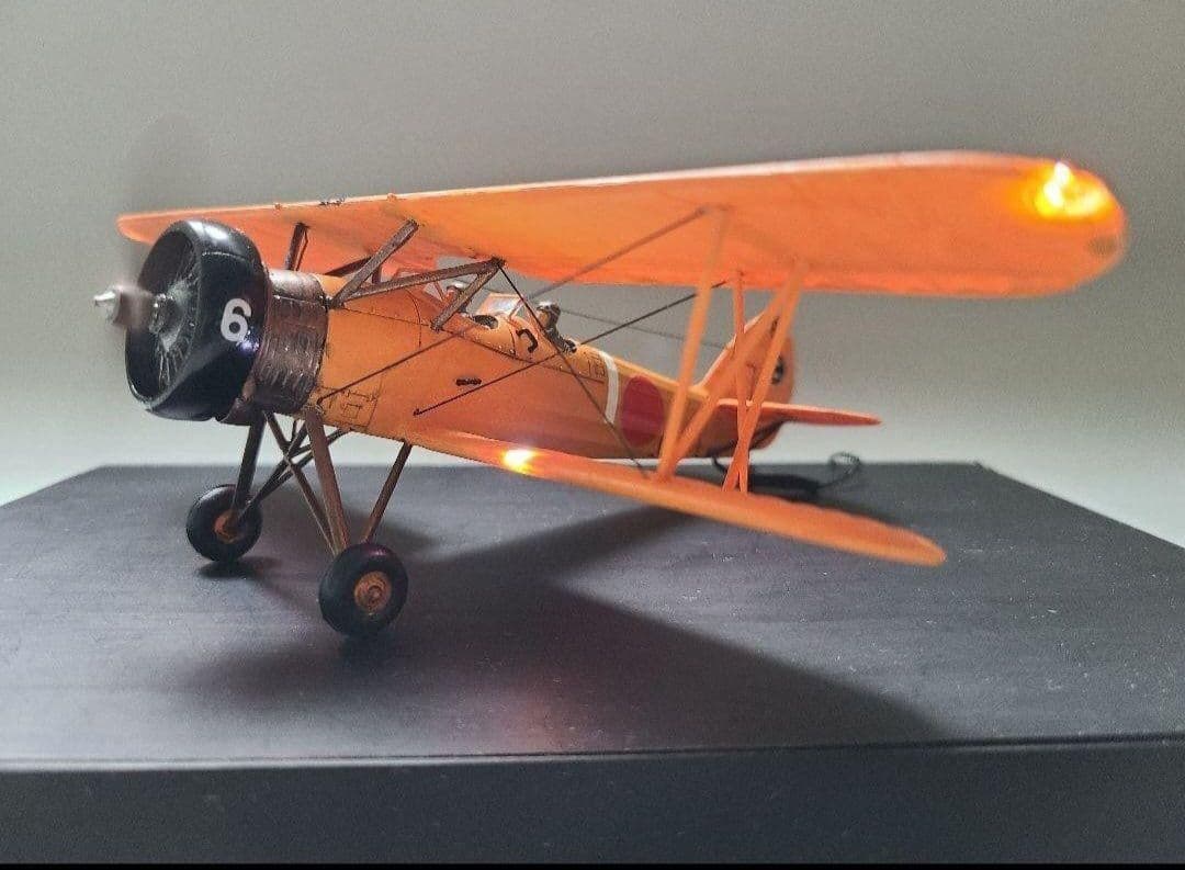 tomoya 九五式一型中間練習機(赤とんぼ)リアル モーターライズ完成品