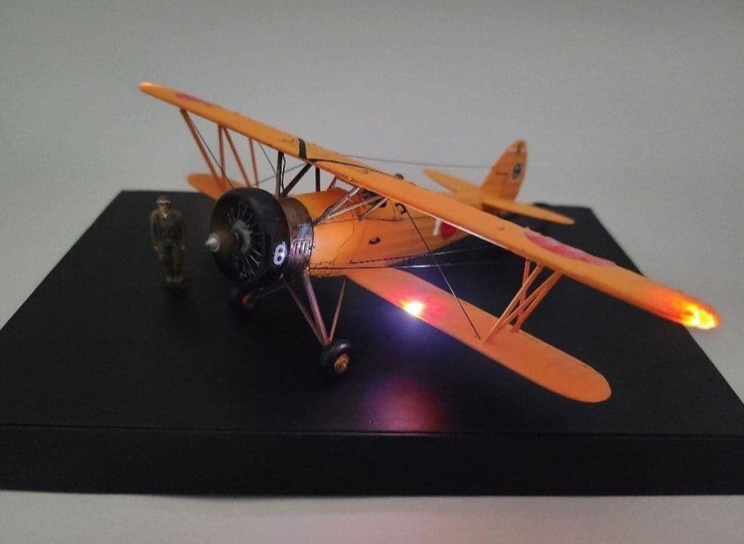 tomoya 九五式一型中間練習機(赤とんぼ)リアル モーターライズ完成品