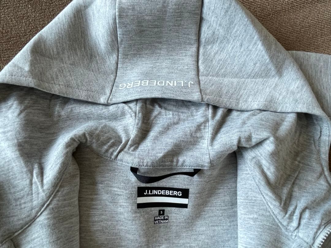 ジェイリンドバーグ　ジップアップフードパーカー グレー