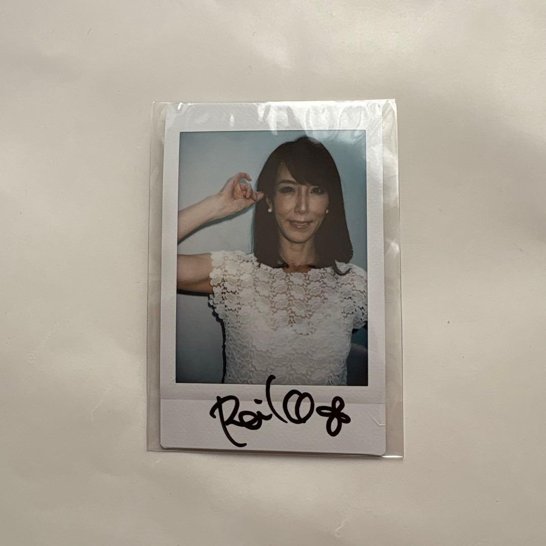 澤村レイコ　直筆サインチェキ　引退イベント　私服