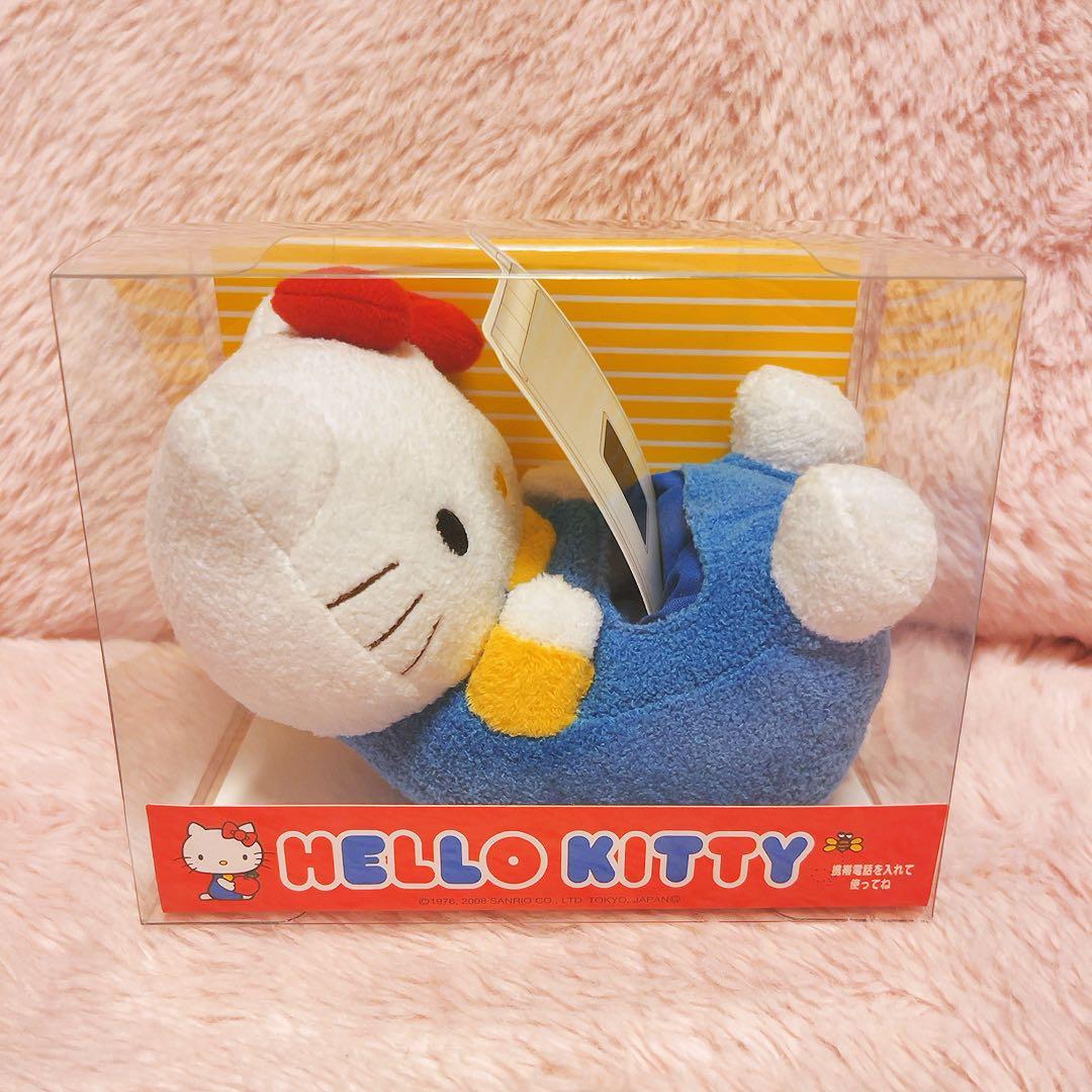 希少レア　ハローキティ　ケイタイホルダ　携帯スタンド　2008 サンリオ　レトロ