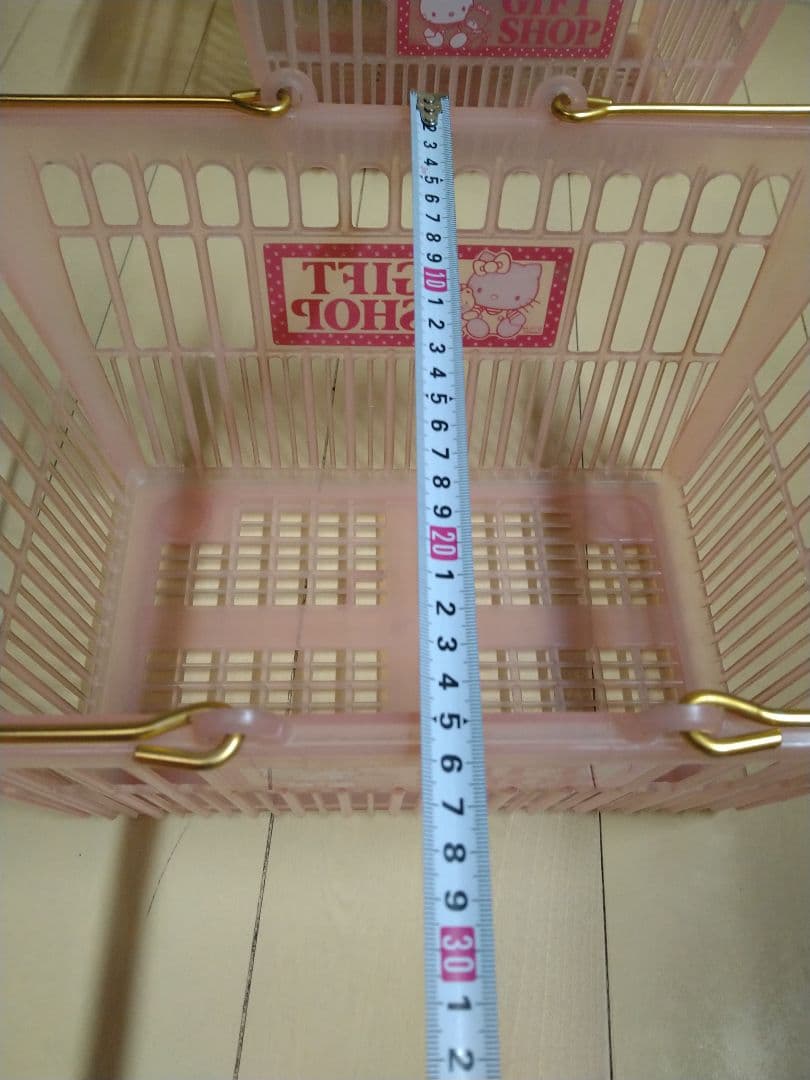 キティちゃん お買い物かご3個セット レア