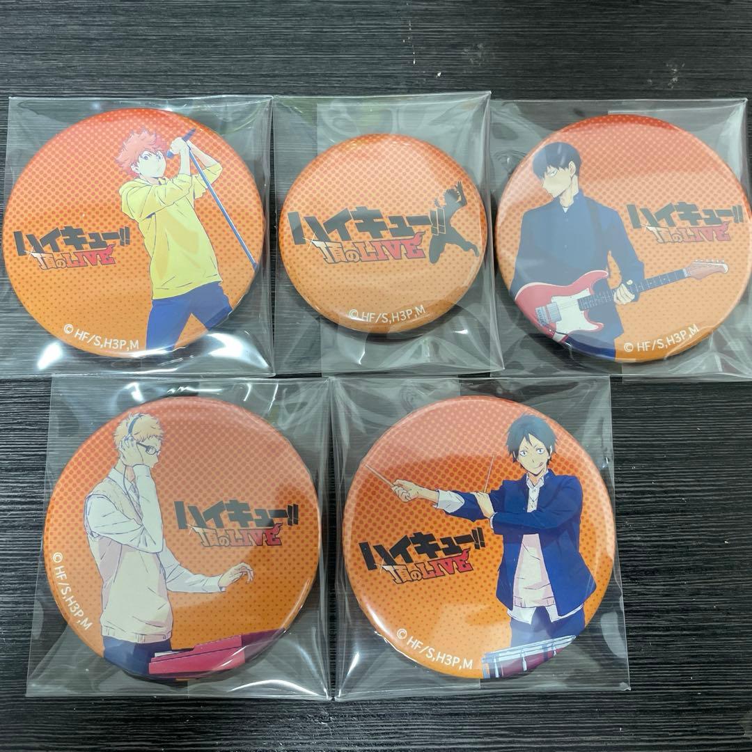 ハイキュー アニロックフェス 2018 頂のLIVE 缶バッジセット