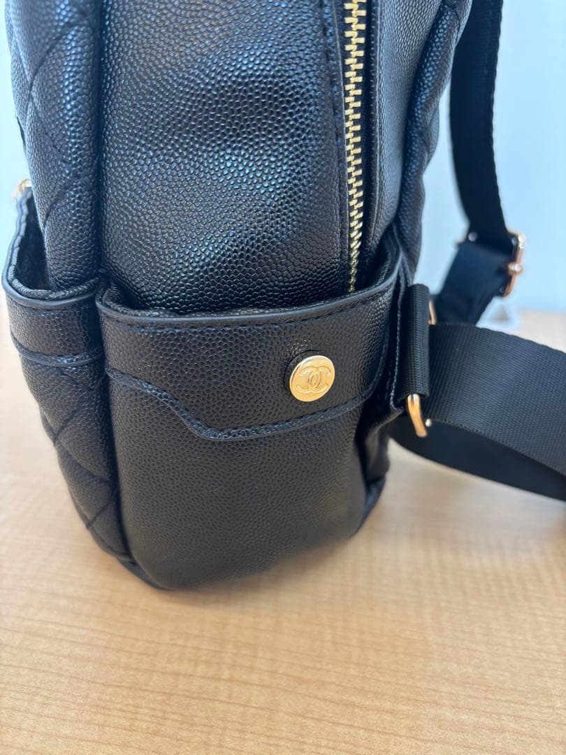CHANEL キルティングバックパック ブラック　ノベルティ