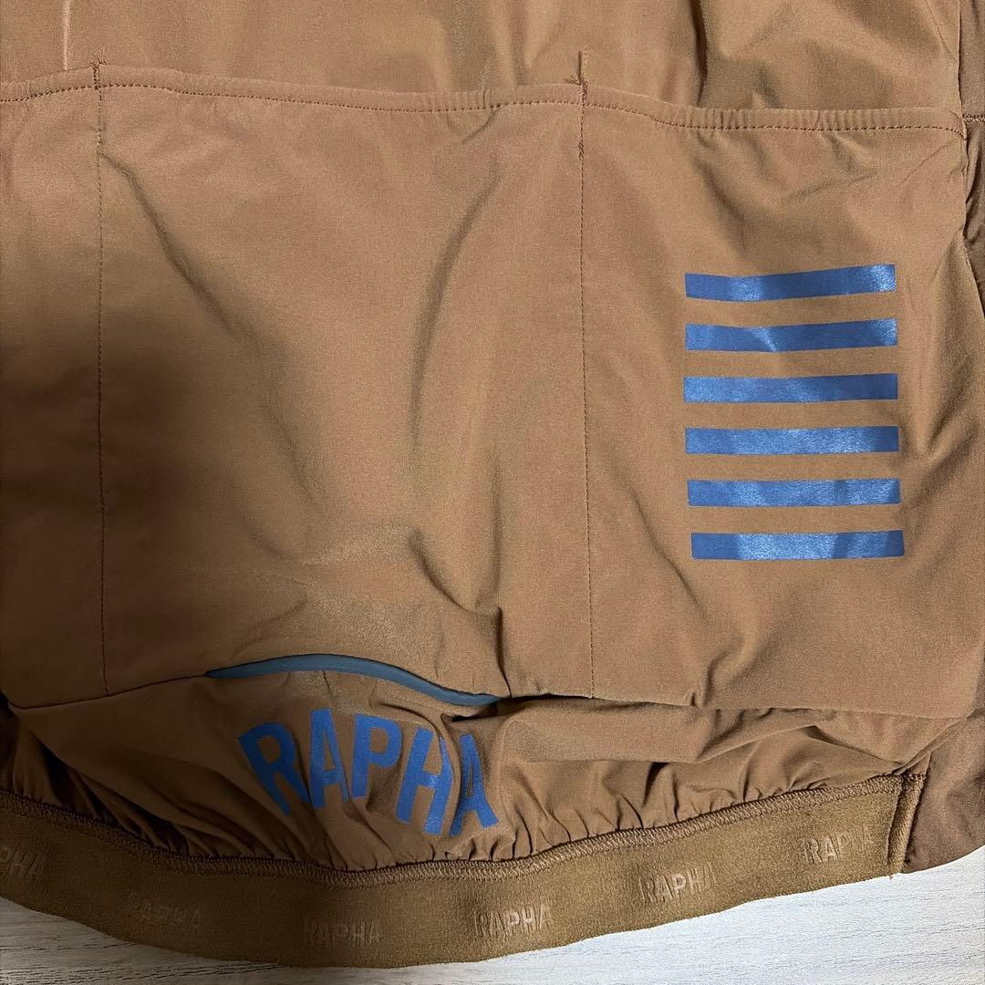 ラファ rapha インサレーテッドジャケット　ダークブラウンメンズM 修復あり