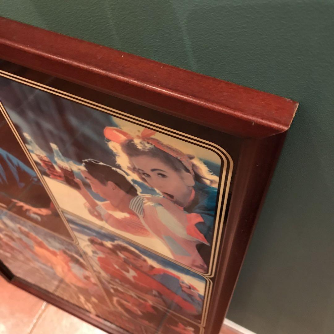 コカコーラ　特大パネル　額　　Coca-Cola