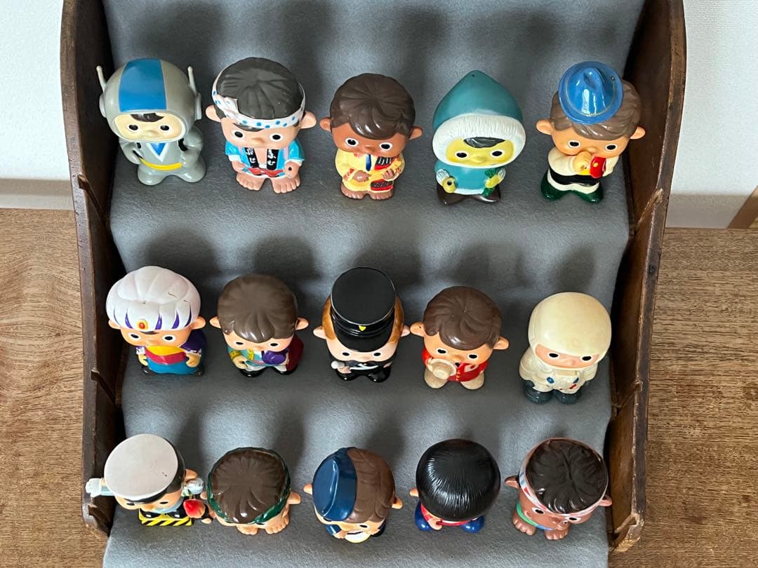 富士銀行　ぼくちゃん　ソフビ　貯金箱　15個　昭和レトロ