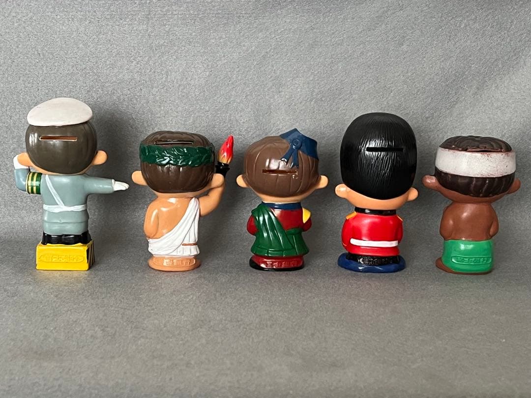 富士銀行　ぼくちゃん　ソフビ　貯金箱　15個　昭和レトロ