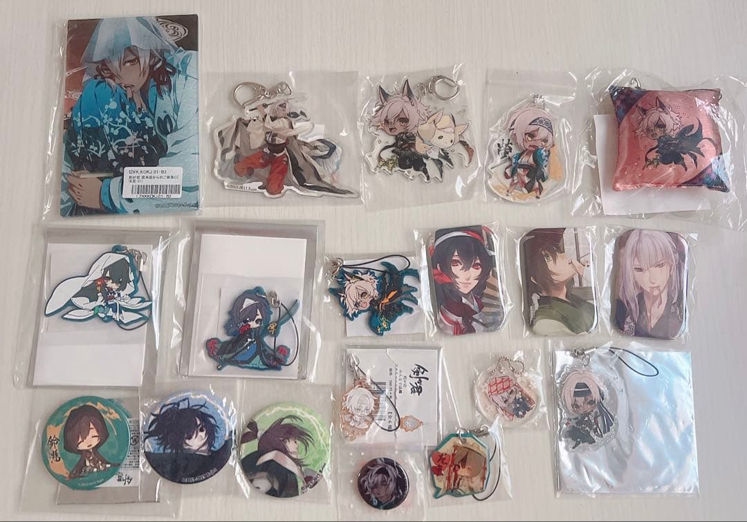 【画像複数枚】 剣が君 グッズセット 螢 左京 アクスタ 缶バ 色紙 rejet