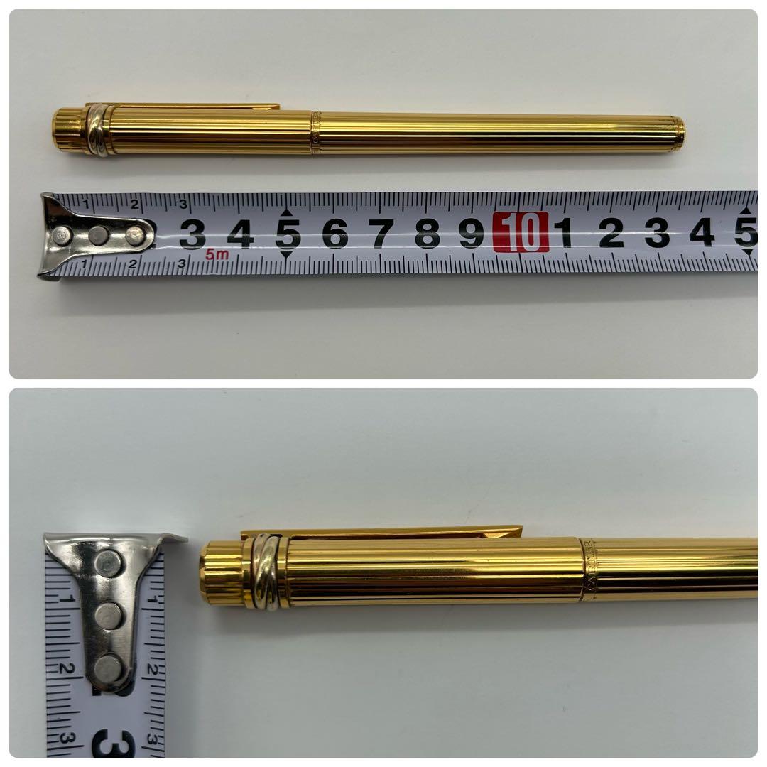 cartier カルティエ　ペン　筆記用具　トリニティ　キャップ式　ボールペン