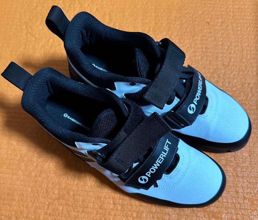 スクワットシューズ POWERLIFT PRO ホワイト/ブラック　27センチ