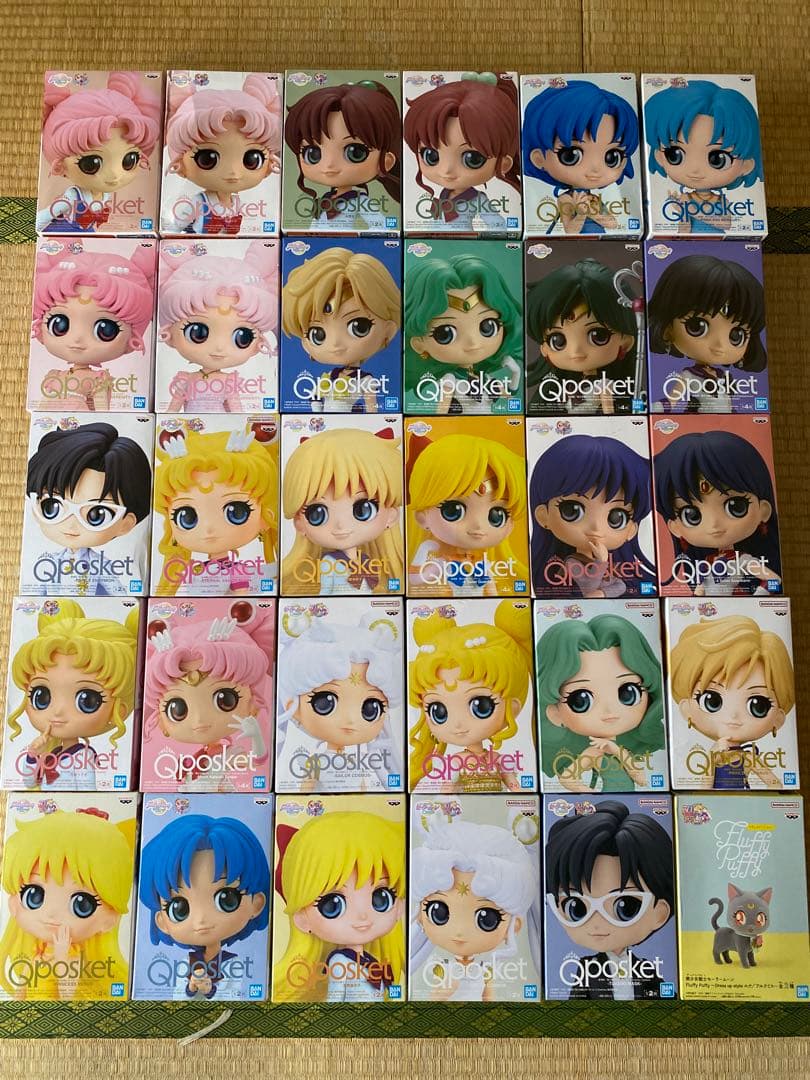 Qposket フィギュア セーラームーン 31種 キューポスケット