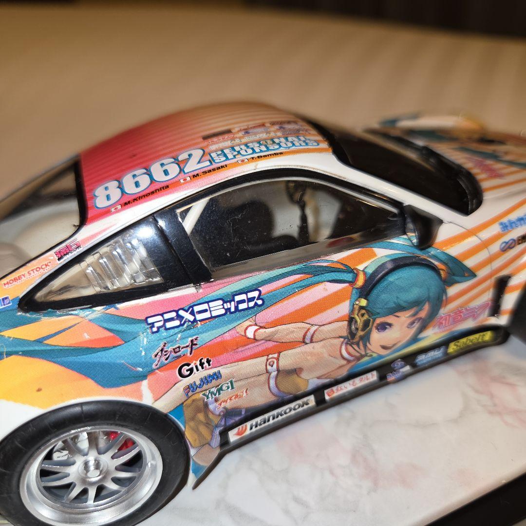フジミ 初音ミク ポルシェ911 GT3R プラモデル 1/24 完成品