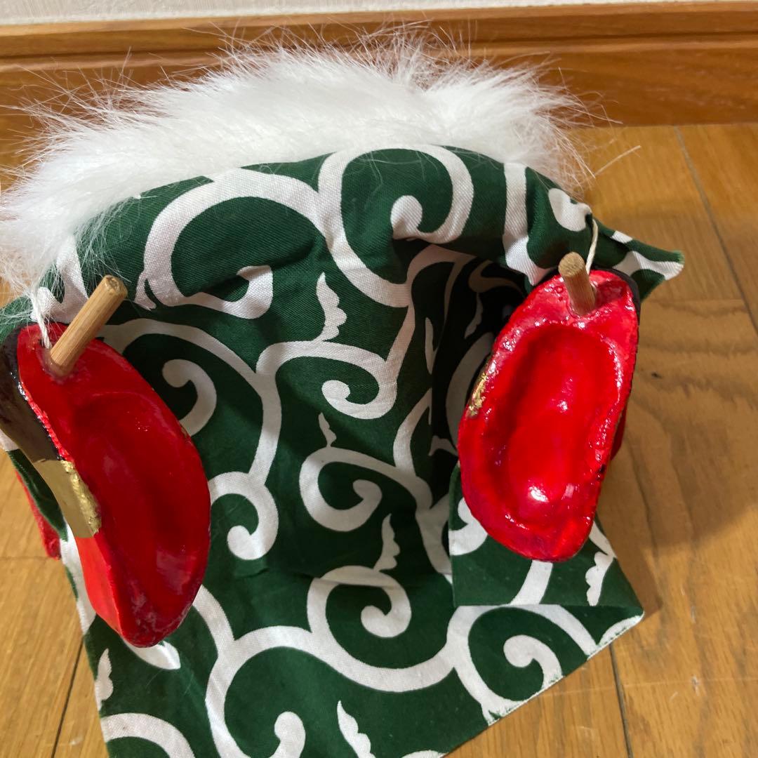 獅子頭 獅子舞 赤獅子 縁起物 魔除け 置物