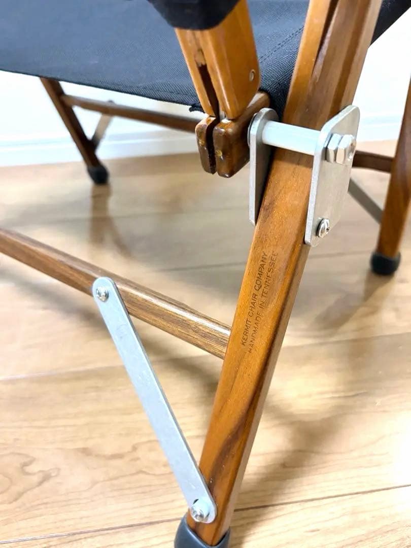 【美品】カーミットチェア ウォールナット 艶なしアメリカ製・純正シート収納袋付き