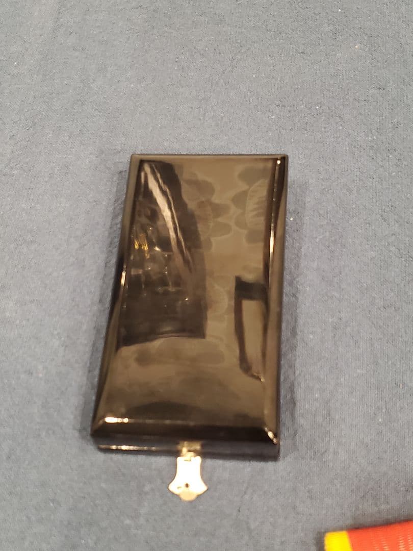 満州国 勲五位桂国章 勲章 徽章 略綬付 共箱付