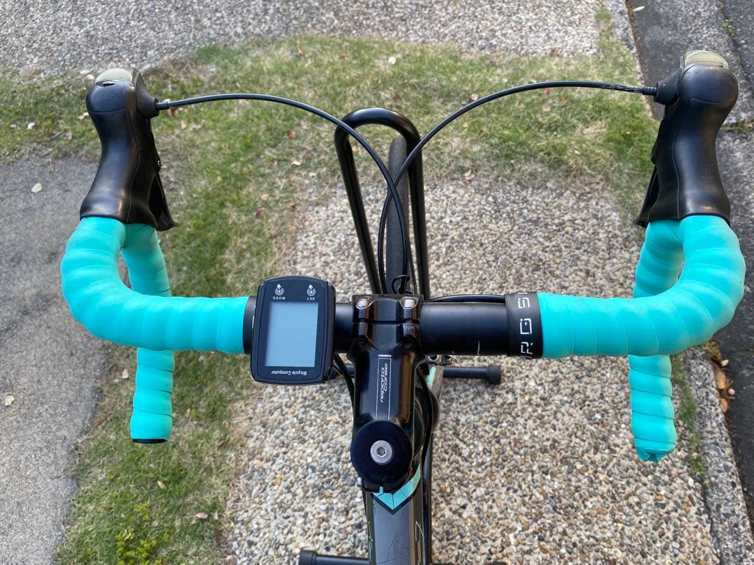 Bianchi ロードバイク ブラック/ターコイズ