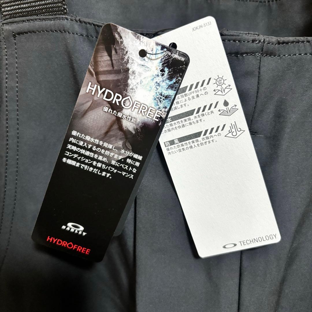 新品 OAKLEYブラック スノーボード ビブパンツ Mサイズ オークリー 防水